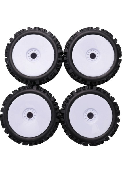 8 Adet 17MM Hub Jant ve Derin Diş Lastiği 1/8 Off-Road Rc Araba Redcat Takımı Vrx Hobao (Yurt Dışından)