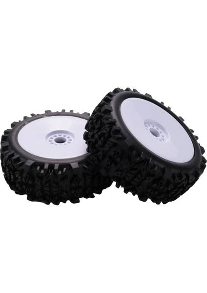 8 Adet 17MM Hub Jant ve Derin Diş Lastiği 1/8 Off-Road Rc Araba Redcat Takımı Vrx Hobao (Yurt Dışından)