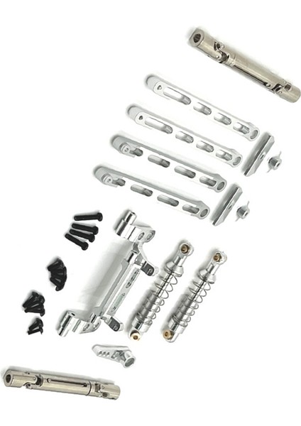 Mnmodel 1/12 MN82 LC79 MN78 Uzaktan Kumandalı Araba Parçaları Metal Yükseltme Gümüş Için Çekme Çubuğu Seti (Yurt Dışından) modelleri