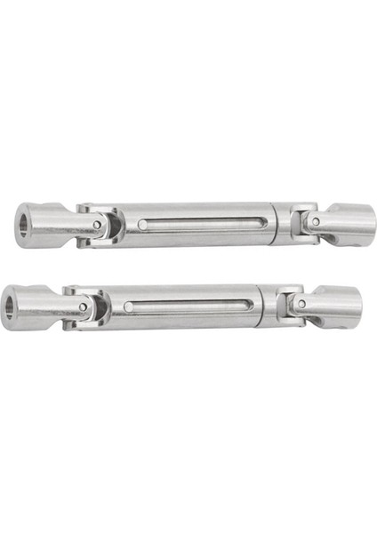 Adet MN82 LC79 Metal Tahrik Mili Tahrik Mili Cvd Mang Cow Rc Kamyon Araba Yükseltme Parçaları Aksesuarları Gümüş (Yurt Dışından)
