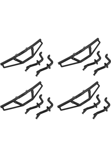 1/8 Racing Xl Flux Rovan Torland Fırçasız Kamyon Rc Araba Parçaları Için 4x Ön Tampon Takımı (Yurt Dışından)