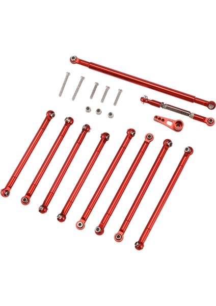 MN86S MN86 MN86KS MN86K Mn G500 Yükseltme Parçaları Metal Çekme Çubuğu Direksiyon Servo Bağlantısı 1/12 Rc Araba Aksesuarları, Kırmızı (Yurt Dışından) fiyatları