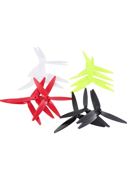 4 Paket 7040 7X4X3 3-Blade Pc Pervane Cw Ccw Rc Fpv Freestyle 7 Inç Uzun Menzilli Lr7 Drones Dıy Parçaları (Yurt Dışından)
