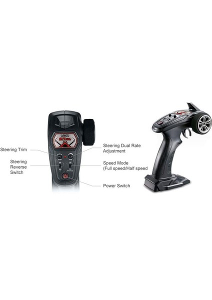 Rc Araba 2.4g Verici Montaj Aksesuarı Yedek Parçalar Uzaktan Kumanda 25-ZJ08 9125 Için (Yurt Dışından) modelleri
