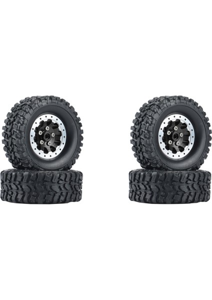 4 Adet Metal Beadlock Tekerlek Göbeği Jant ve Kauçuk Lastik Seti C14 C24 B14 B24 B36 Mn D90 MN99S Rc Araba Yükseltme Parçaları, 2 (Yurt Dışından)