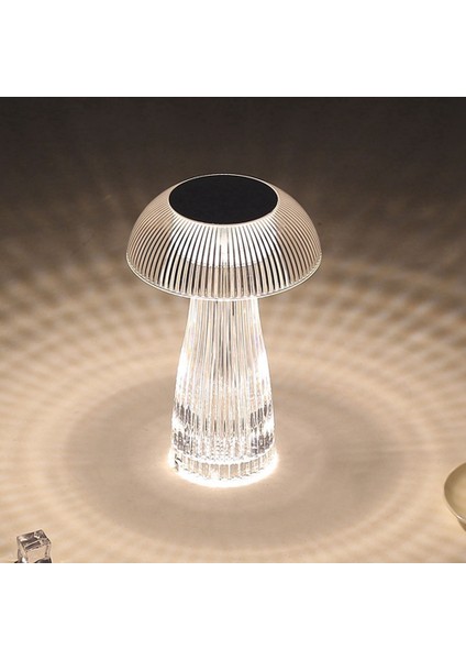 Şeffaf Nightlight Lamba Yatak Odası Gece Denizanası Parti Aydınlatma Kristal Masa Işık Dekorasyon (Yurt Dışından) fiyatları