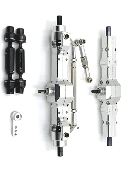 Aks Tertibatı Tahrik Mili Seti 1/10 C74 1/16 Tam Aralık Uzaktan Kumandalı Araba Metal Yükseltme Gümüş (Yurt Dışından) fiyatları