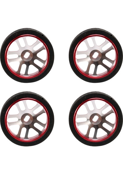 4 Adet Rc Araba Lastiği ve Jantları K969 K989 K999 P929 IW04M IW02 RM02 RM03 Dgawd Mini-Z 1/28 Parçaları, Kırmızı (Yurt Dışından)