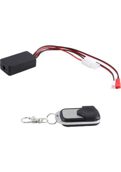 2x Taşınabilir Otomatik Simüle Vinç Kontrol Cihazı Kablosuz Uzaktan Kumanda Alıcısı Axial SCX10 1/10 Rc Paletli Araba Için (Yurt Dışından)