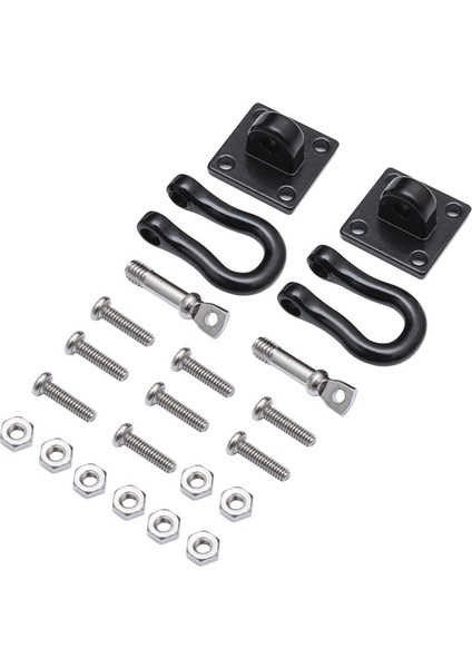 8 Adet Römork Çekme Tokası Çekme Kancaları Metal Tırmanma Kelepçeleri 1/10 Rc Araba Kamyonu Için (Siyah) (Yurt Dışından) indirimleri