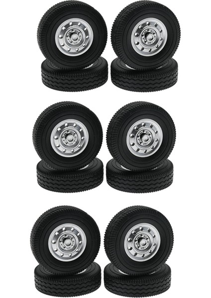 12 Adet Lastik Lastik D12 Mini 1/16 Rc Sürüklenme Kamyonu Araba Yedek Parça Aksesuarları (Yurt Dışından)