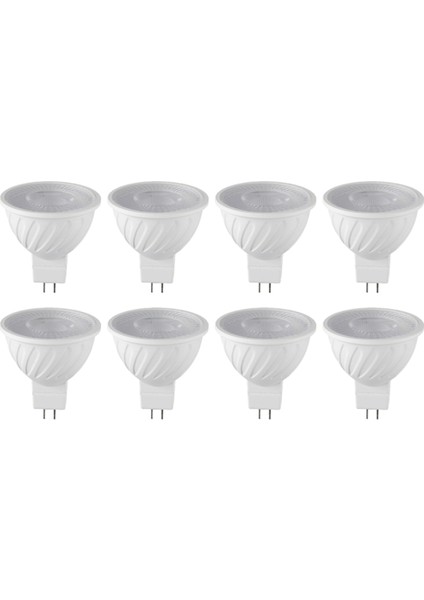 8 Adet 7W MR16 Dob LED Ampul Gu5.3 Taban 6000K 580LM Beyaz Işık Tavan Rayı Ev Kullanımı Için Dob (Yurt Dışından)