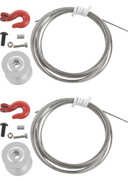 2x 25T Direksiyon Dişlisi Servo Vinç Tekerleği 1/10 Rc Paletli Araba Trx4 D90 D110 Eksenel SCX10 90046 (Yurt Dışından)