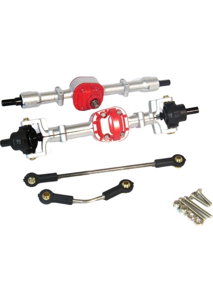 Rc Araba Metal Dişli Ön ve Arka Köprü Aks Seti Mn D90 D91 D96 99S FJ45 1/12 Yükseltme Parçaları Aksesuarları Gümüş (Yurt Dışından)