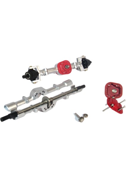 Rc Araba Metal Dişli Ön ve Arka Köprü Aks Seti Mn D90 D91 D96 99S FJ45 1/12 Yükseltme Parçaları Aksesuarları Gümüş (Yurt Dışından)
