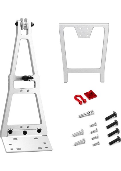 Rc Araba Yükseltme Vinç/kurtarma Kamyonu Çekme Vinç Kolu Takımı 1/10 Trx4 SCX10 Parçaları Gümüş (Yurt Dışından)