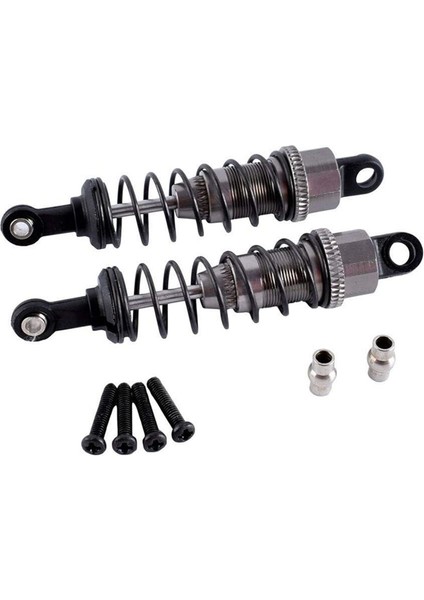 4x Metal Yağ Dolu Ön ve Arka Şok Emici 1/12 WLTOYS 12428 12423 RC CAR PRIGLER USTRADE POST TITANIUM (Yurt Dışından)