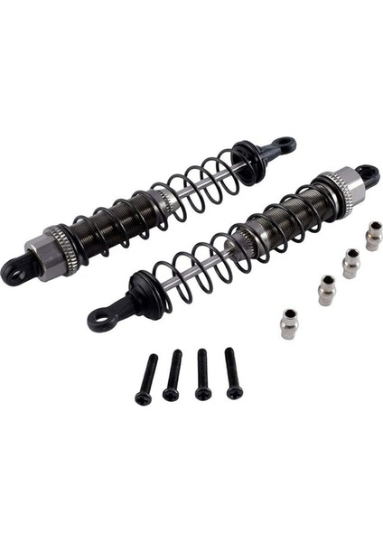 4x Metal Yağ Dolu Ön ve Arka Şok Emici 1/12 WLTOYS 12428 12423 RC CAR PRIGLER USTRADE POST TITANIUM (Yurt Dışından)