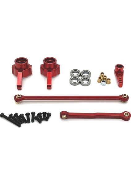 Rc Araba Direksiyon Kolu Takımı 1/12 MN82 MN78 D90 D91 D96 MN98 99S Güncelleme Parçaları Kırmızı (Yurt Dışından)