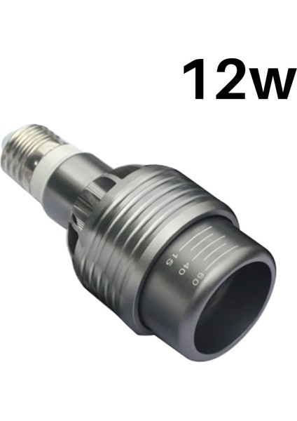 E27 Zoom Spot Ayarı Cobdimmable P20 LED Işık Downlight 12W Yemek/oturma Odası Kafe Spot Gri (Yurt Dışından)