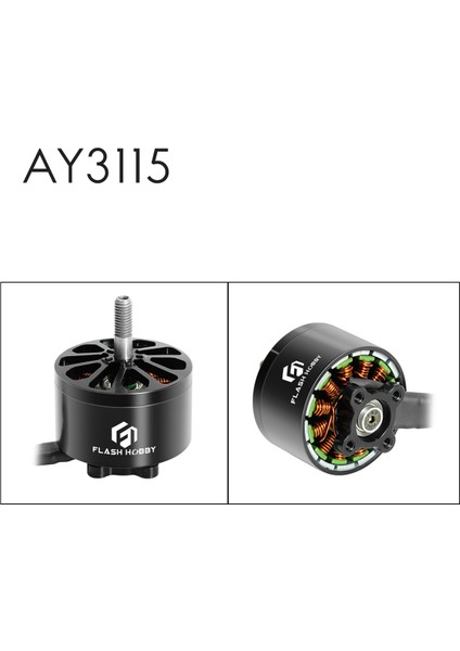 AY3115 9/10 Inç Fpv Drone / Sinematik Uzun Menzilli Yük Için Fırçasız Motor (Yurt Dışından)