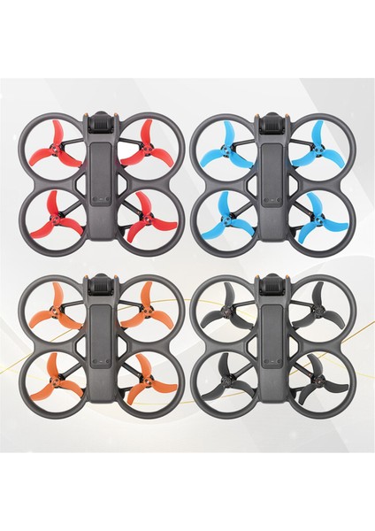 Avata 2 3032S Renkli Bıçak Kanat Yedek Drone Aksesuarları Siyah Için 4 Çift Pervane (Yurt Dışından) indirimleri