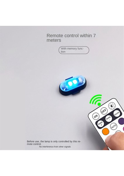 4 Adet Motosiklet LED Uyarı Işığı Evrensel Mini Sinyal Drone Kontrolör Strobe 8 Renk Göstergesi (Yurt Dışından) fırsatları