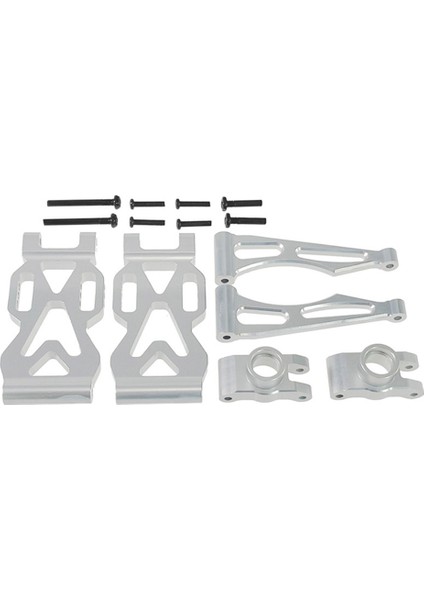 Metal Arka Yukarı ve Aşağı Sallanma Kolları (S/r) Seti Kiti Scy 1/16 Yüksek Hızlı Uzaktan Kumandalı Araba Yükseltme Aksesuarları Gümüş (Yurt Dışından)