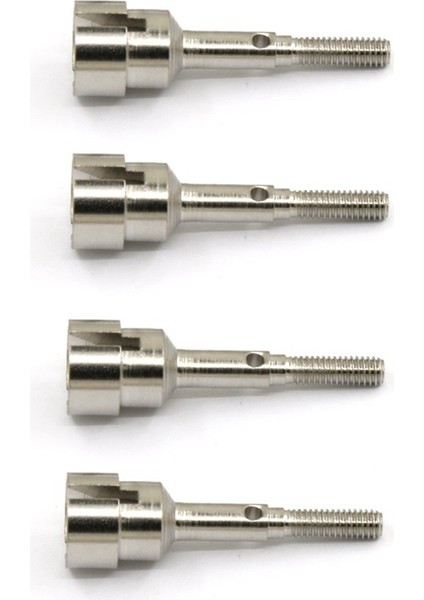 104001 1/10 Rc Araba Yükseltme Parçaları Aksesuarları Için 4 Adet Metal Tahrik Mili Kupası Tekerlek Aksı (Yurt Dışından)