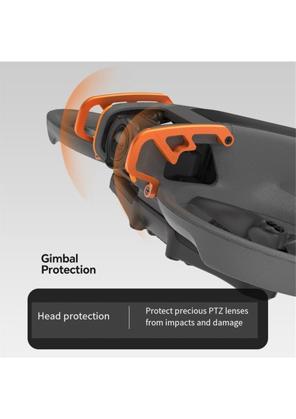 Avata2 Alüminyum Lens Geçiş Aksesuarları Için Drone Çarpışma Koruma Çubuğu, Turuncu (Yurt Dışından) modelleri