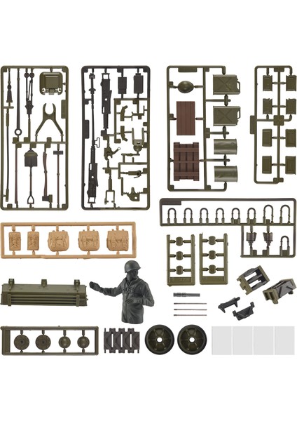 1/16 Tank 3898-1 Usa M4A3 Rc Aksesuarları Parça Çantası Için (Yurt Dışından)