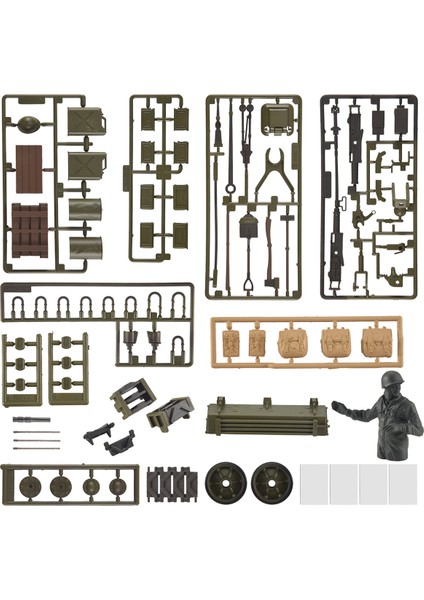 1/16 Tank 3898-1 Usa M4A3 Rc Aksesuarları Parça Çantası Için (Yurt Dışından) fiyatları