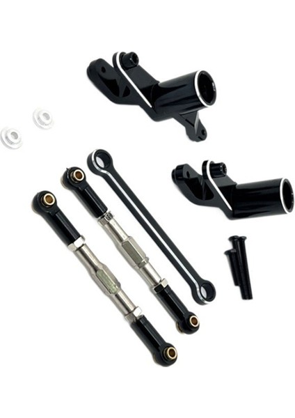 Rc Araba Yükseltme Direksiyon Tertibatı Çekme Çubuğu Takımı 1/12 UD1201 UD1202 UD-12PRO Parçaları Siyah (Yurt Dışından) fırsatları