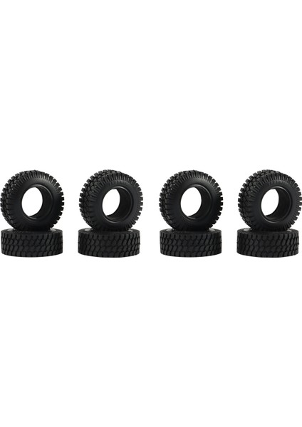 8 Adet 75MM 1.55 Inç Lastikler Rc Paletli Araba Axial Jr 90069 D90 CC01 LC70 Jımny Için (Yurt Dışından)
