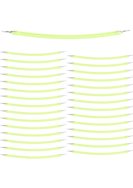 30 Adet 3V Ultra Ince LED Esnek Filament 60MM Retro Ampul Parçaları Diyot Aydınlatma Yeşil Işık (Yurt Dışından) fiyatları