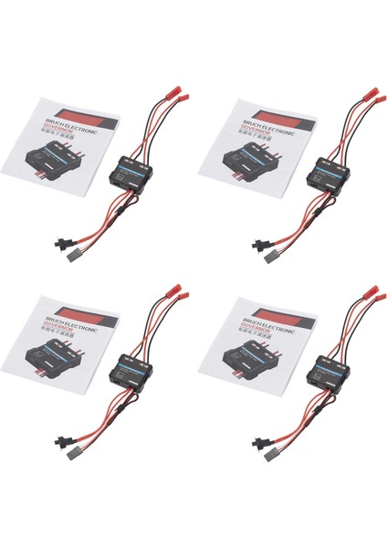 4x 40A Fırçalı Eschız Kontrol Cihazı C24 C34 Mn D90 MN99S MN86S Rc Araba Yükseltme Parçaları (Yurt Dışından)