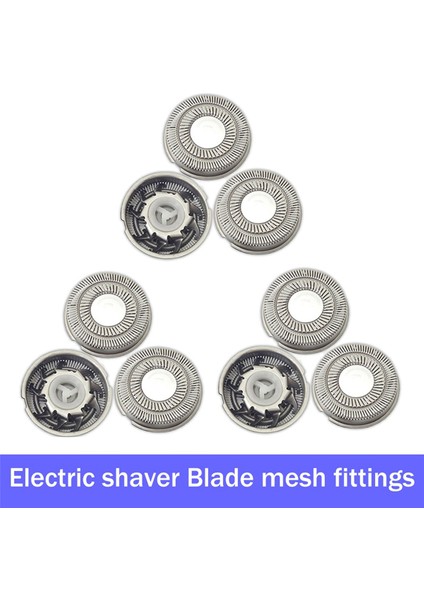 Fr6 Tıraş Makinesi Yedek Aksesuarlar Çift Halka Için 18 Pcs Elektrikli Bıçak (Yurt Dışından)