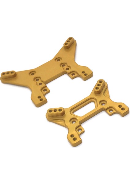 104001 1/10 Rc Araba Yükseltme Parçaları Aksesuarları Için 2 Adet Metal Ön ve Arka Amortisör Kulesi, 4 (Yurt Dışından)