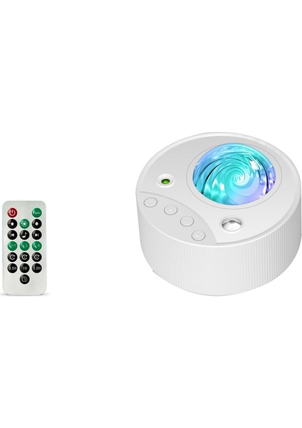 Yıldızlı Projektör Galaxy Gece Lambası, Bluetooth Hoparlörlü Projeksiyon Lambası Uzaktan Müzik Dekoru-Beyaz (Yurt Dışından)