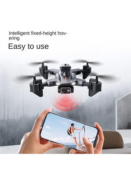 Hediye Için Otomatik Engellerden Kaçınma Fonksiyonu ile 8k Hd Çift Uzaktan Kumandalı Uçak Oyuncakları 3 Adet Pil (Yurt Dışından)