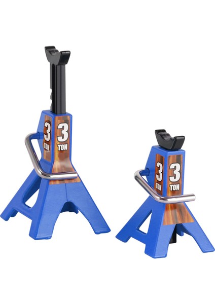 2x 3 Ton Ölçekli Kriko Modeli Aks Standı Kaldırma Oyuncakları Ağır Hizmet Destek Aracı Zemin Cırcırı Trx4 D90 CC01 Rc Mavi (Yurt Dışından)