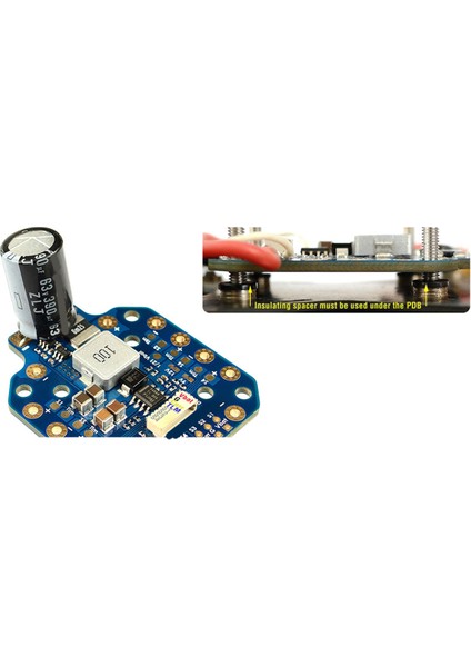 Pdb-Hex 12S 5A 5V/9V/12V Bec Güç Dağıtım Kartı Pdb 30.5X30.5MM 20X20MM Rc Multirotor X-Class Uçak Drones Için (Yurt Dışından)