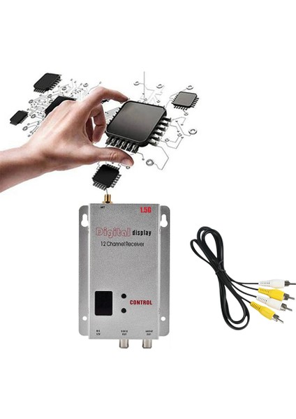 Uzun Menzilli Drone Uçak Için 1.5g 1.5W Fpv Vrx 12CH 1500MW Ses Video Alıcısı (Yurt Dışından)