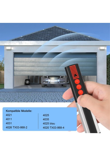 868 Mhz Uzaktan Kumandalı Garaj Kapısı, 4020V000, 4026V000, 4020 TX03-868-4 Için Evrensel Kapı Anahtarı (Yurt Dışından) indirimleri