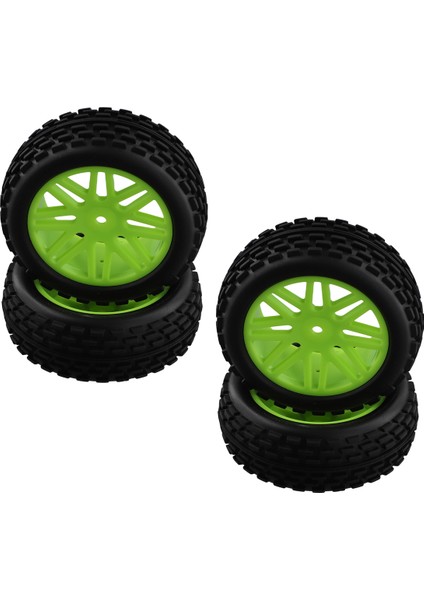 144001 124019 104001 12428 1/10 1/12 1/14 Off Road Rc Araba Yükseltme Parçaları Için 4 Adet 86MM Lastik Jant (Yurt Dışından) modelleri