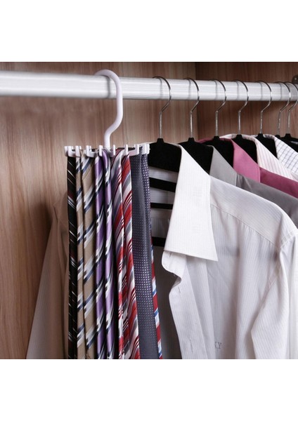 Dönen Kravat Rafı Ayarlanabilir Kravat Askısı 20 Tutar Boyun Kravatlar Organizatör Erkekler Dolap Dönen Kanca Tutucu Kemerler Atkı Askısı (Yurt Dışından) modelleri