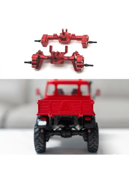 Rc Araba Metal Komple Ön Arka Aks Kiti Fms 1/24 FCX24 Xiaoqi Kırıcı K5 Kırmızı (Yurt Dışından) fırsatları