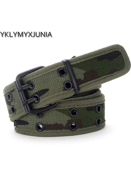 Dokuma Kanvas MEN39S Kemer Çift Pin Tokalı Kemer Erkekler Için Erkek Kanvas Kemerler Moda Kemerler (Yurt Dışından) fiyatları