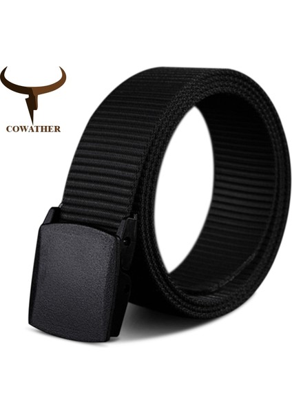 Cowather 110 130 150 170 cm Uzun Büyük Boy Yeni Naylon Malzeme Erkek Kemer Askeri Açık Erkek Kot Taktik Kemerler Erkekler Için Lüks (Yurt Dışından) fiyatları