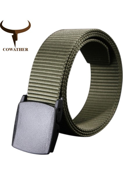 Cowather 110 130 150 170 cm Uzun Büyük Boy Yeni Naylon Malzeme Erkek Kemer Askeri Açık Erkek Kot Taktik Kemerler Erkekler Için Lüks (Yurt Dışından) modelleri